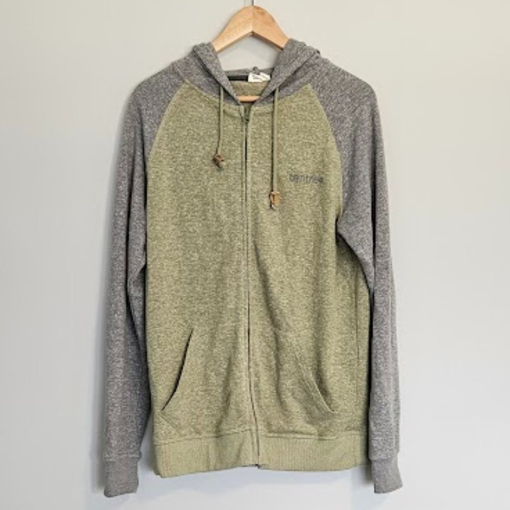 Men's Tentree Zip-Up Hooded Sweater - Small
